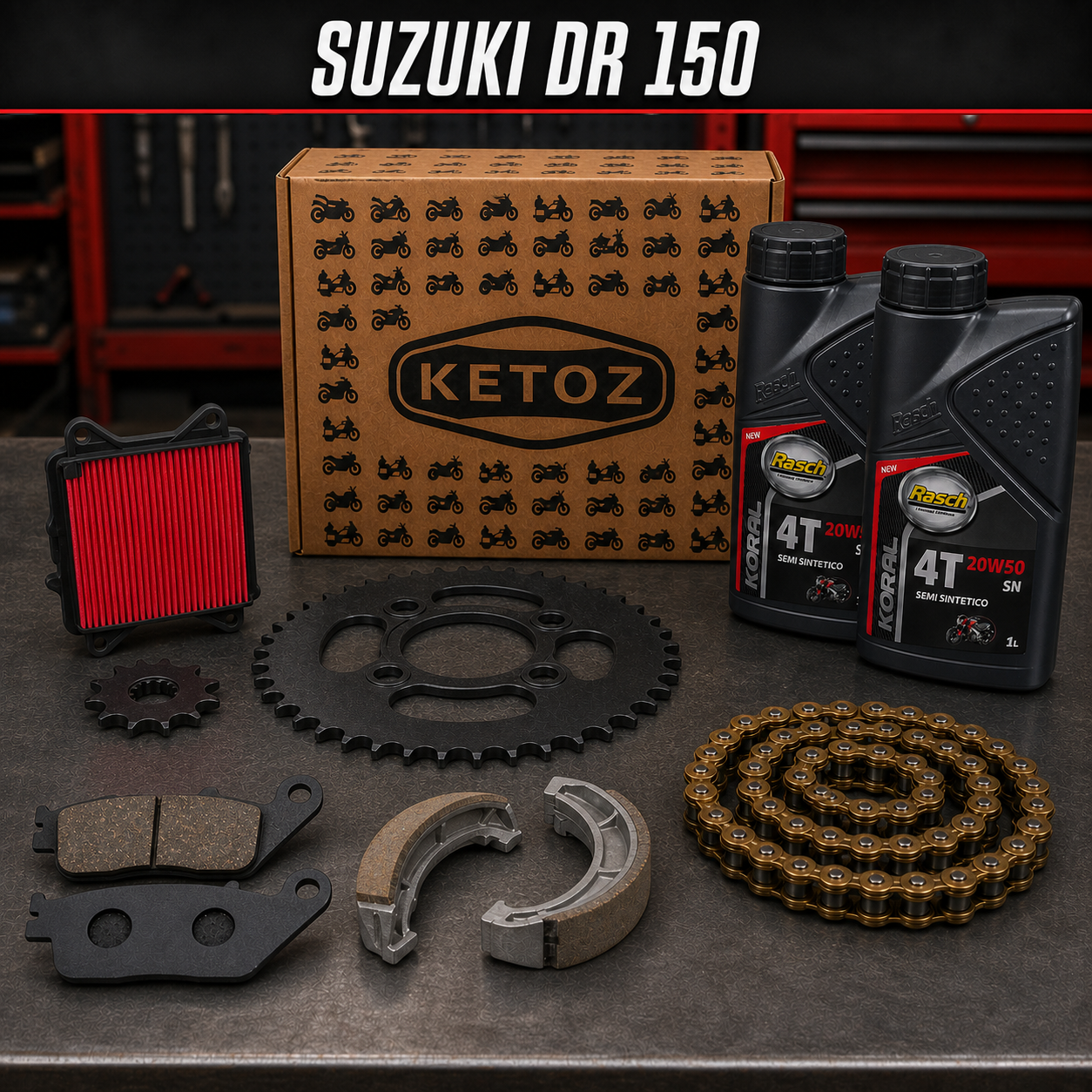 Combo de mantenimiento para SUZUKI DR 150