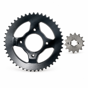 Kit de arrastre para TVS Apache 180 - 14/46 dientes, paso 428 - imagen ilustrativa generada con IA