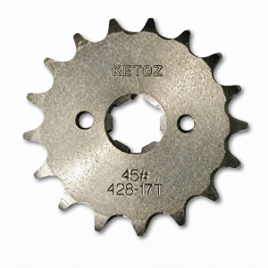 Piñón delantero para Suzuki DR150 — 17T / 428 - imagen ilustrativa basada en catálogo